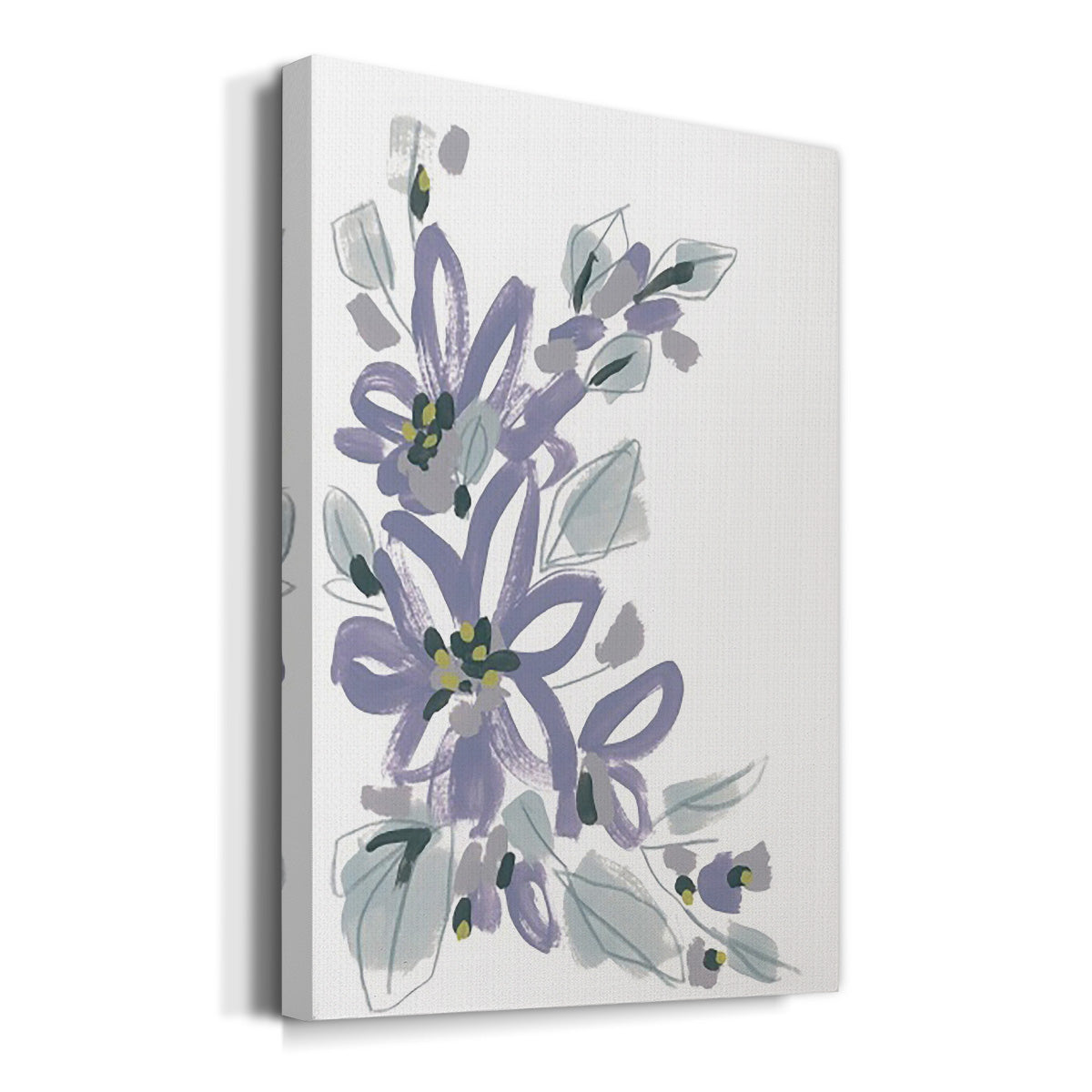 Periwinkle Patch I - Canvas Art Print