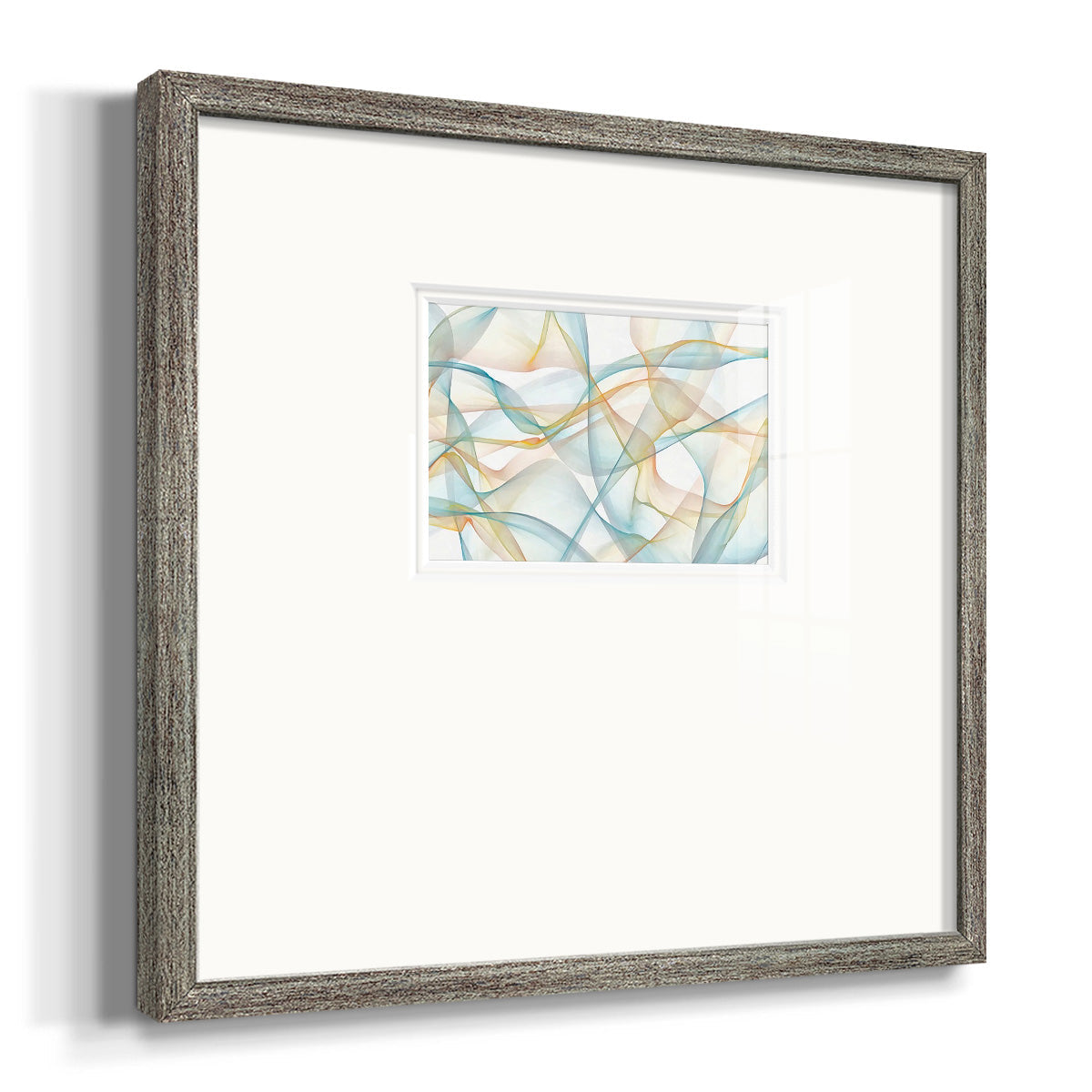 Curves and Waves VI Premium Framed Print Double Matboard