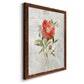 Linen Peony - Premium Canvas Framed in Barnwood - Ready to Hang