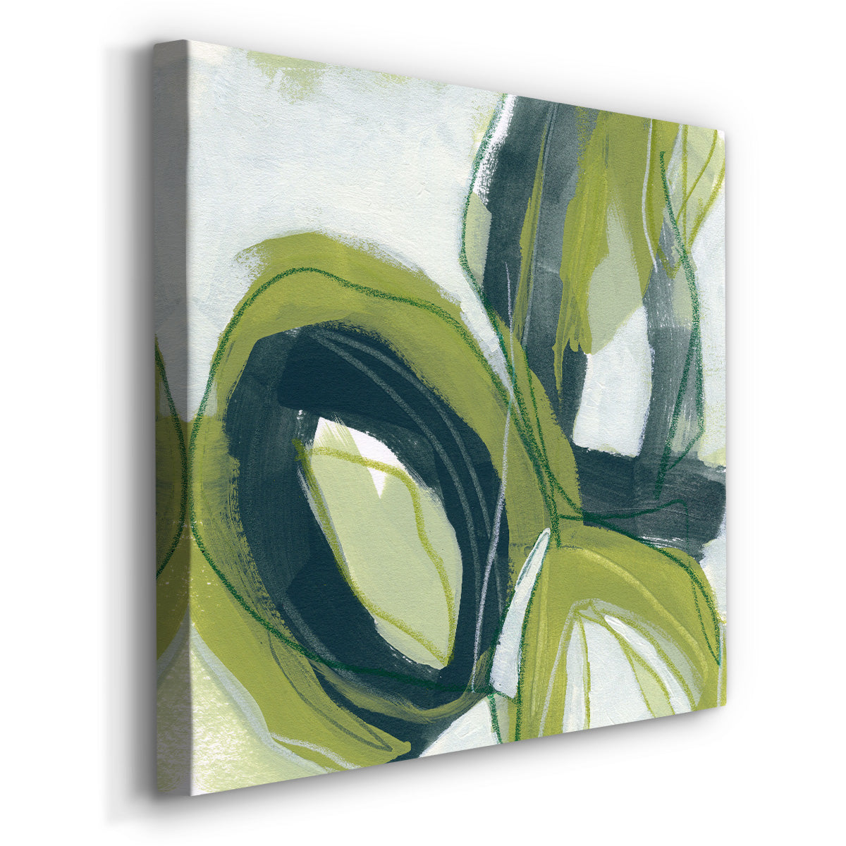 Verdigris Motion I - Canvas Art Print