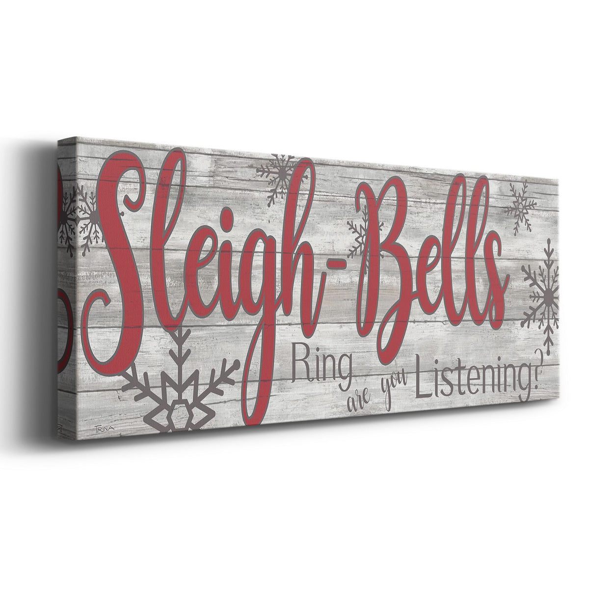 Sleigh Bells Premium Gallery Wrapped Canvas - Ready to Hang