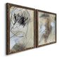 Masked Notes VII - Premium Framed Canvas 2 Piece Set - Ready to Hang