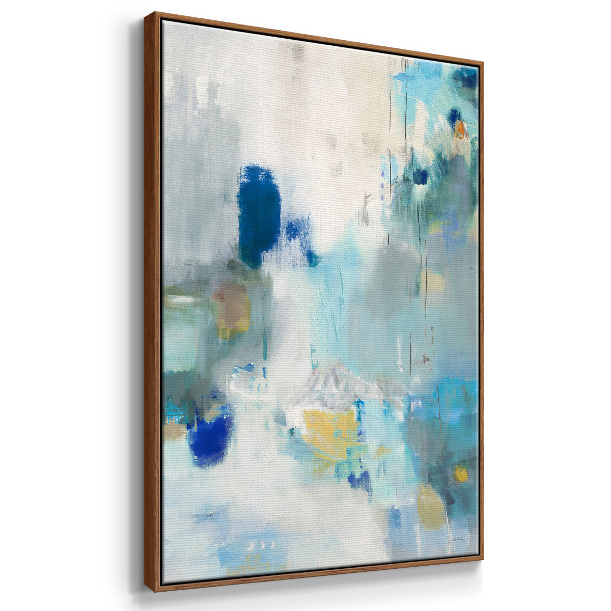 Celeste Motion II - Framed Premium Gallery Wrapped Canvas L Frame - Ready to Hang