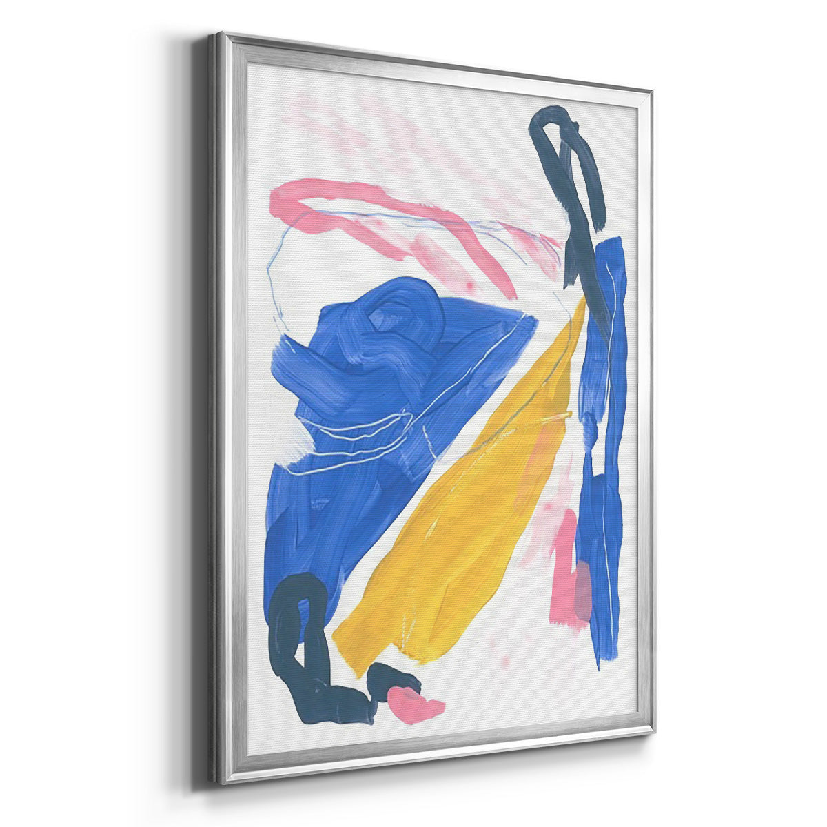 Feedback Loop II - Modern Framed Canvas Print