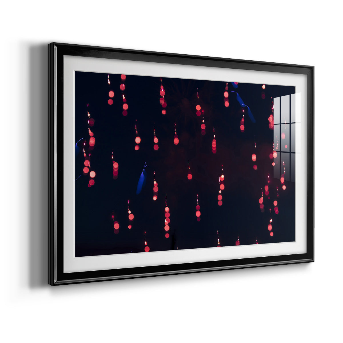 Crimson Constellation - Modern Framed Art Print