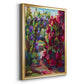 Lilacs & Rhodies - Modern Framed Canvas Print