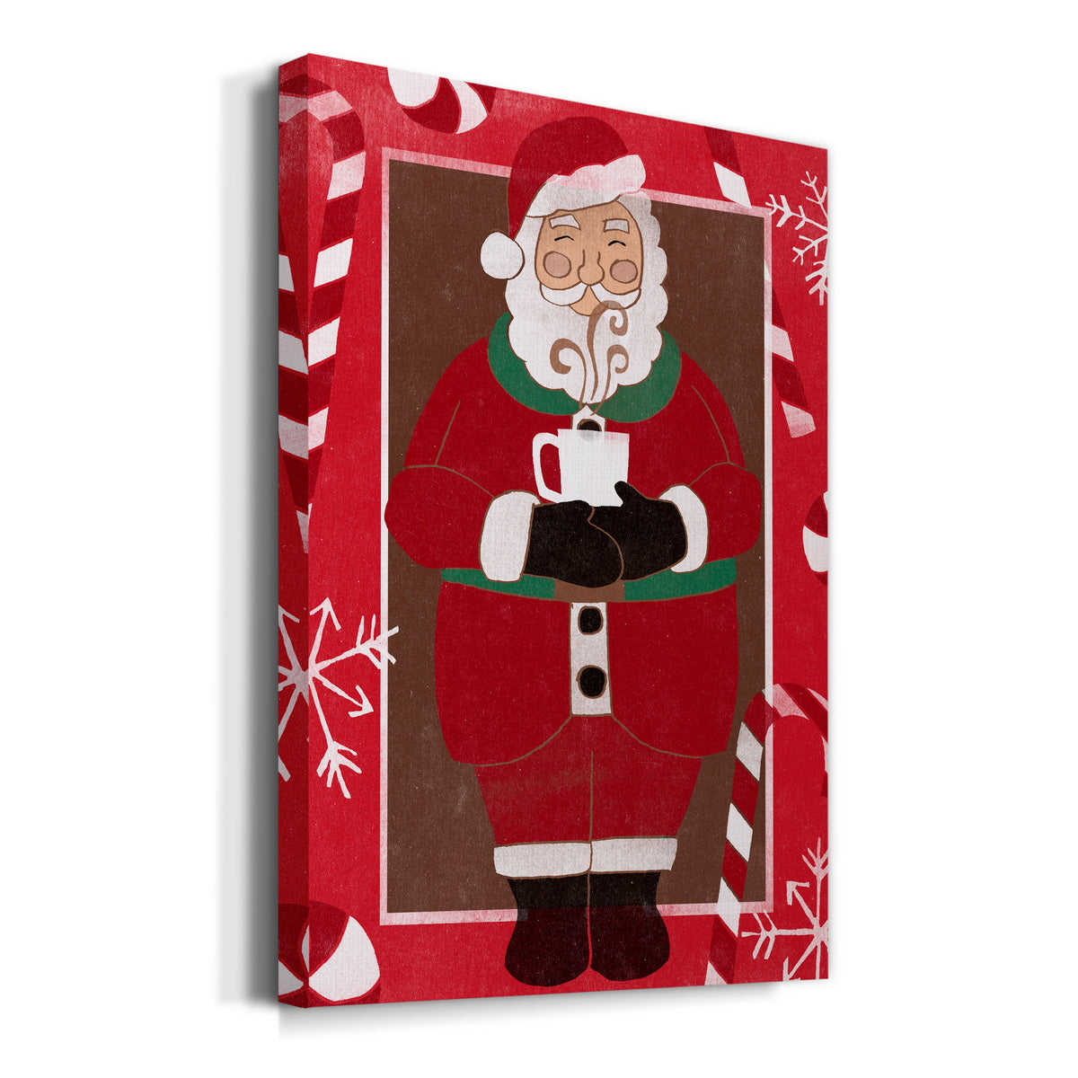 Cozy Cocoa Christmas Collection B Premium Gallery Wrapped Canvas - Ready to Hang