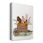 Squirrels In Pumpkin Wheelbarrow Premium Gallery Wrapped Canvas - Ready to Hang