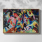 Improvisation. Deluge, 1913 - Floater Framed Canvas Print