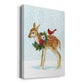 Winter Woodland Creatures with Cardinals II Premium Gallery Wrapped Canvas - Ready to Hang