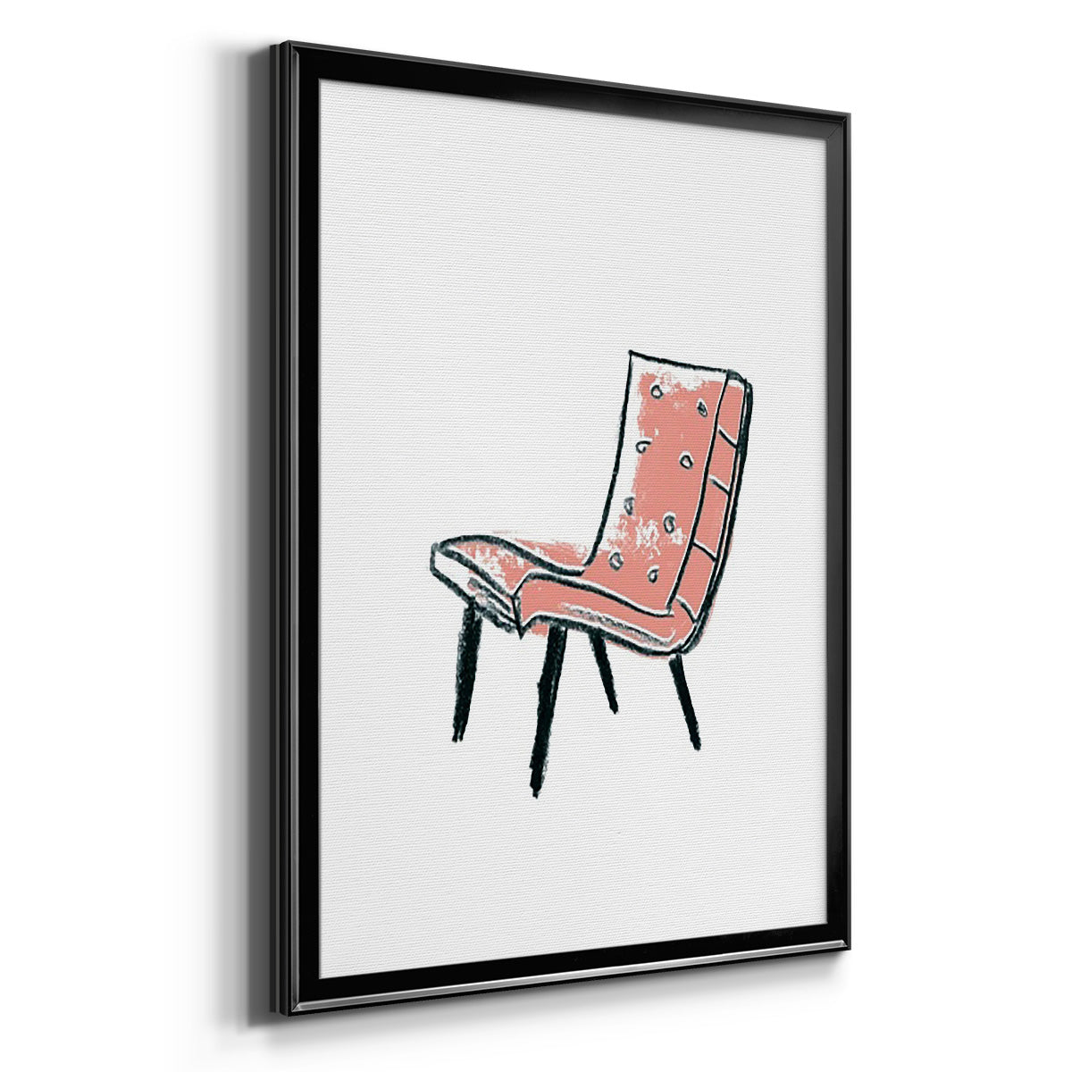 Take a Seat IX - Modern Framed Canvas Print