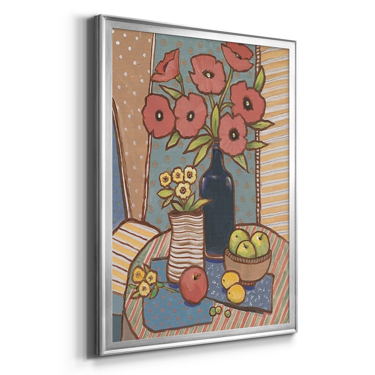 Table Still Life I - Modern Framed Canvas Print