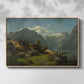 Balestrand, 1848 - Floater Framed Canvas Print
