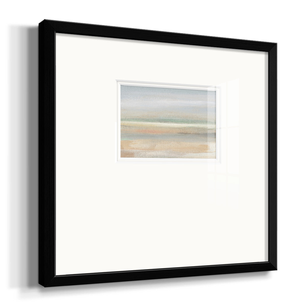 Soft Far Field Premium Framed Print Double Matboard