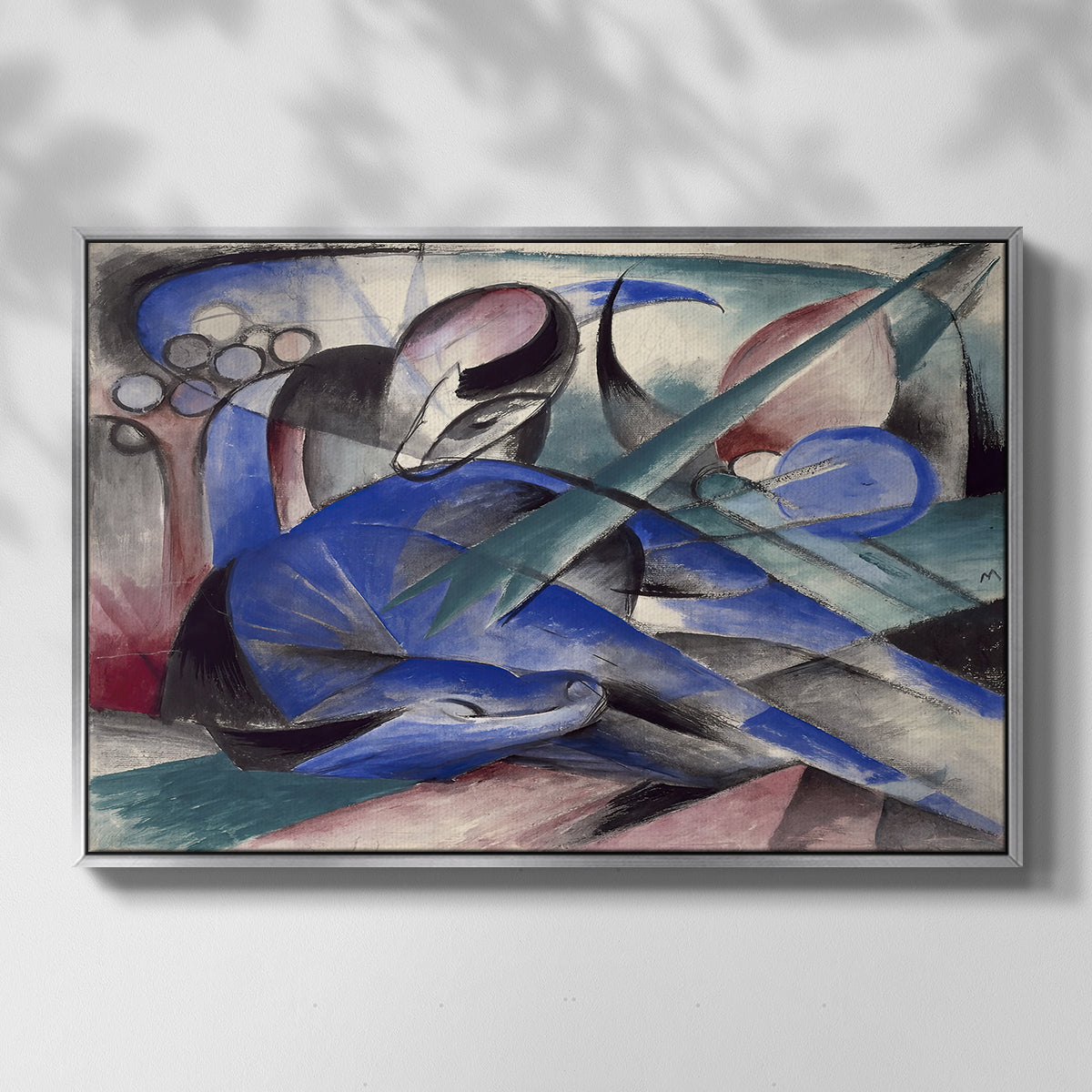 Dreaming Horse, 1913 - Floater Framed Canvas Print