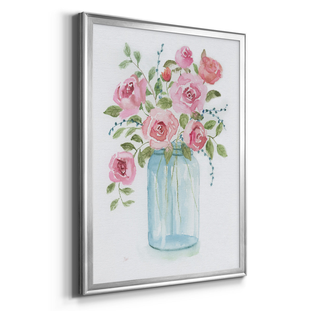 Adorable I - Modern Framed Canvas Print