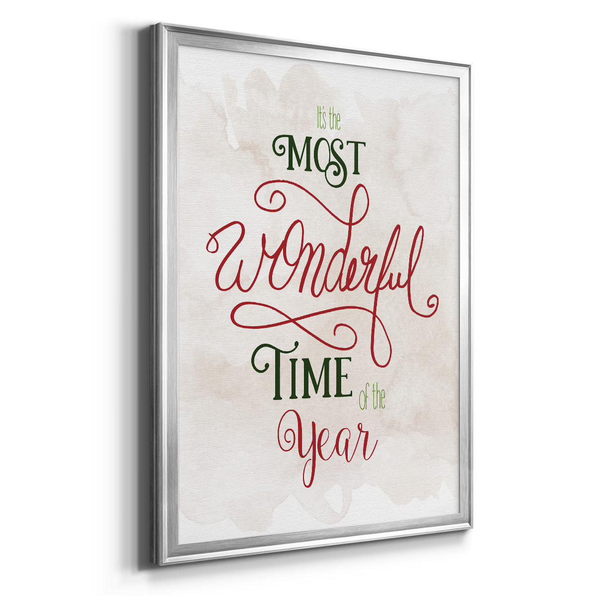 Wonderful Time of the Year - Modern Framed Canvas Print