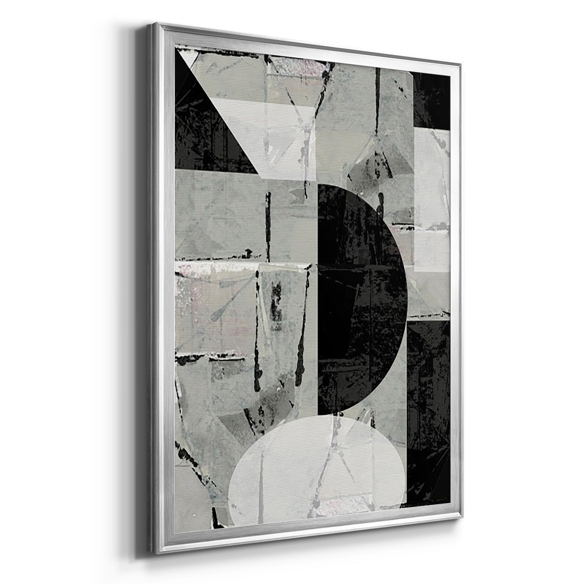 Abstract Neutrality I - Modern Framed Canvas Print