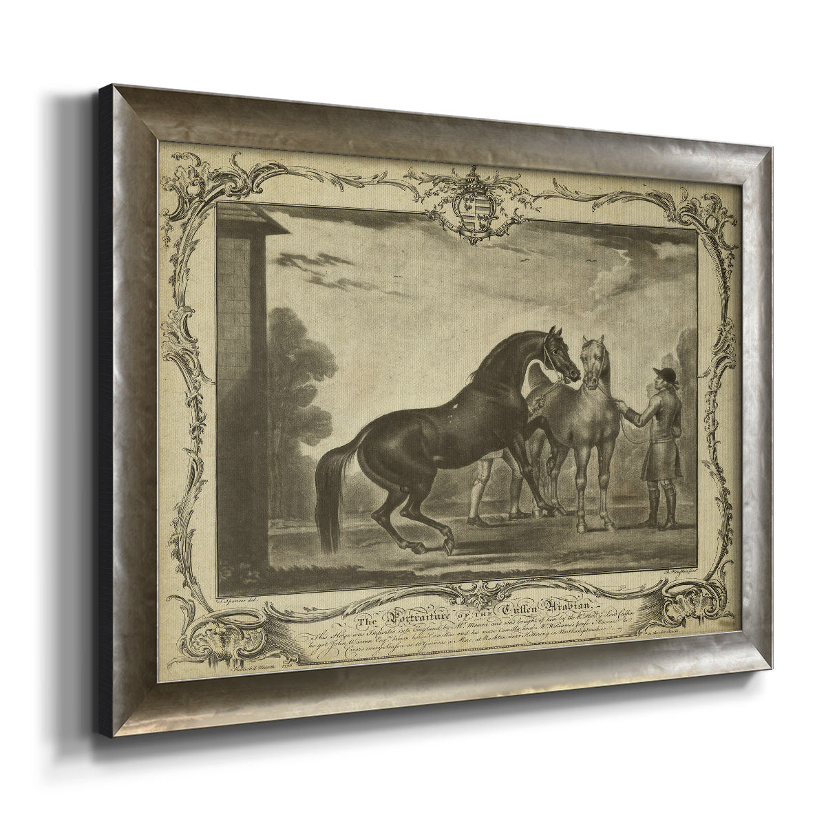 Distinguished Horses III Premium Framed Canvas- Ready to Hang