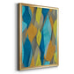 Colorful Cascade I - Modern Framed Canvas Print