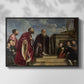 The Vendramin Family Venerating a Relic of the True Cross, c. 1540-1545 - Floater Framed Canvas Print