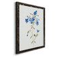 Blue Blossom Botanical II - Premium Canvas Framed in Barnwood - Ready to Hang