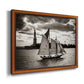 The Clipper & the Liberty Premium Framed Canvas- Ready to Hang