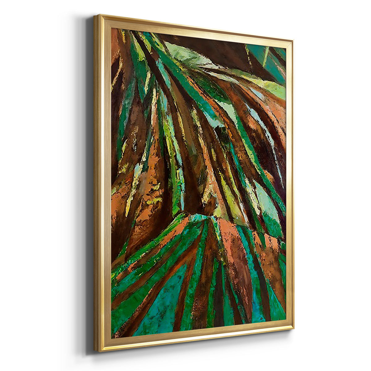 Las Palmas II - Modern Framed Canvas Print