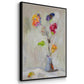 Neoplitan Floral - Framed Premium Gallery Wrapped Canvas L Frame - Ready to Hang