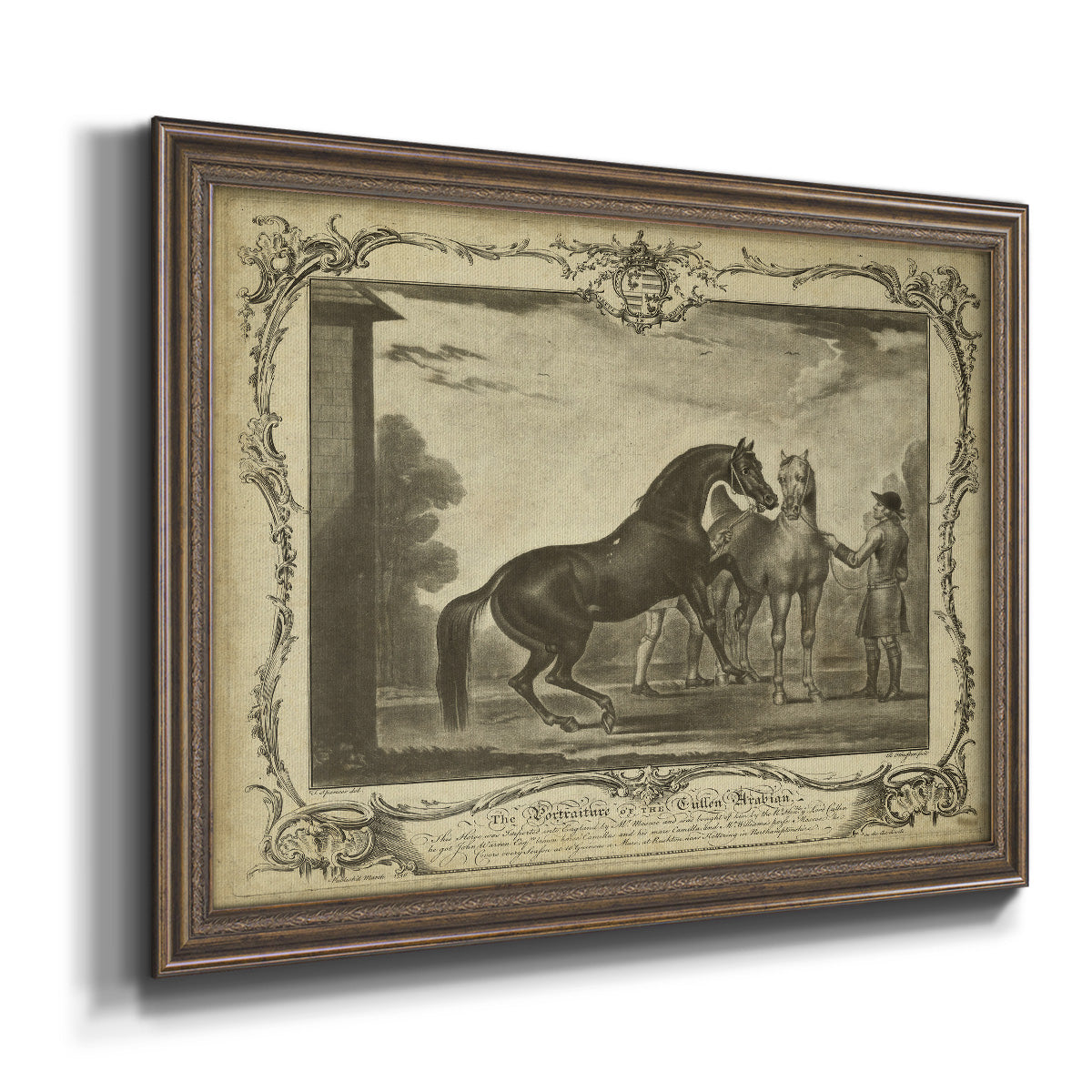 Distinguished Horses III Premium Framed Canvas- Ready to Hang