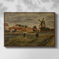 The Potato Harvest, c. 1875 - Floater Framed Canvas Print