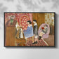 The Piano Lesson, 1923 - Floater Framed Canvas Print