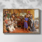 The Finding of the Saviour in the Temple, 1854-1860 - Floater Framed Canvas Print