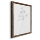 Botanical Gesture V - Premium Canvas Framed in Barnwood - Ready to Hang