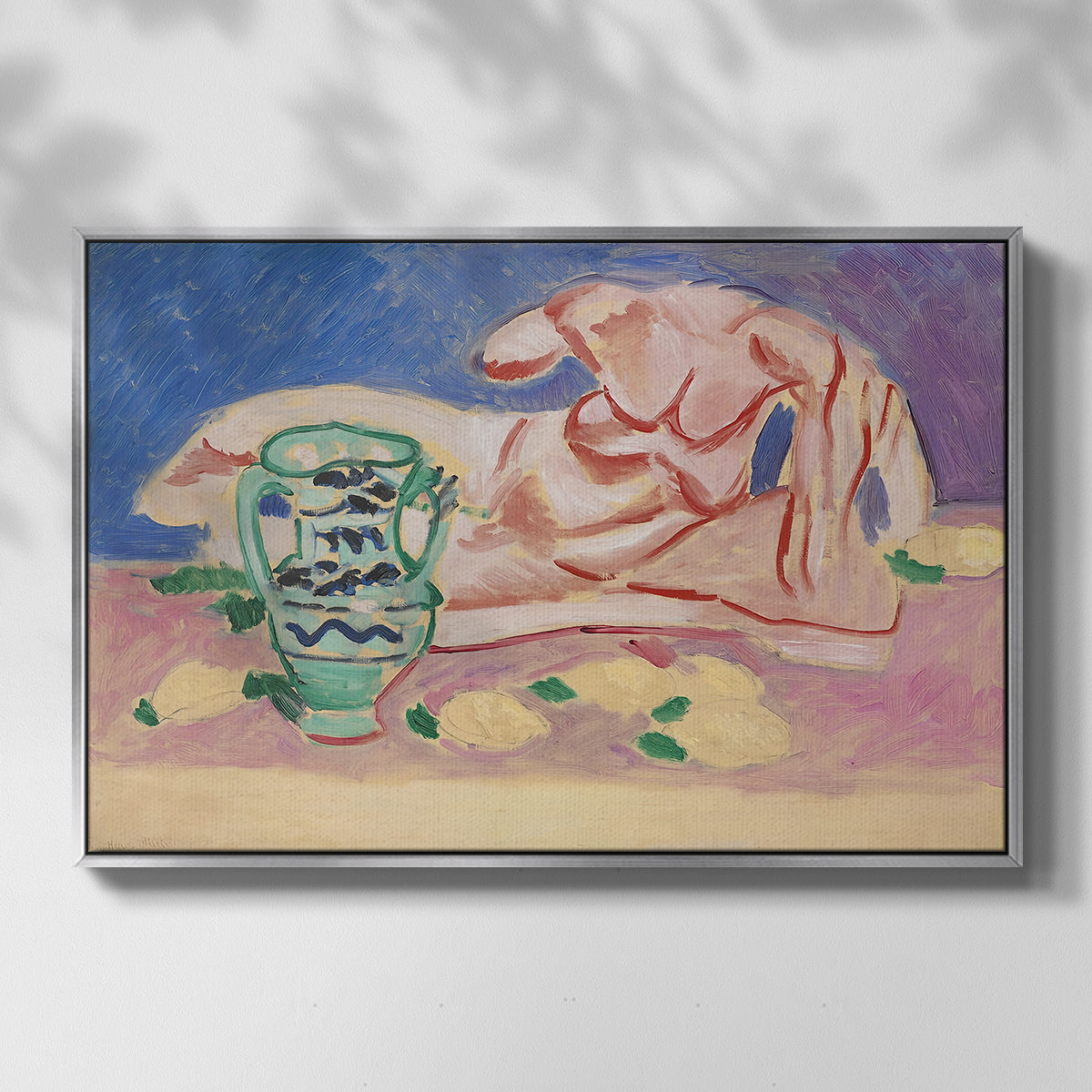Ilyssus from the Parthenon, 1908 - Floater Framed Canvas Print