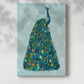 Christmas Peacock Christmas Tree - Gallery Wrapped Canvas