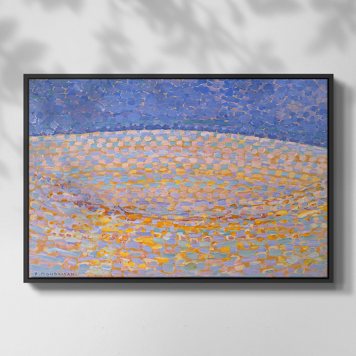 Dune III, 1909 - Floater Framed Canvas Print