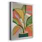 Potted Bird of Paradise - Modern Framed Canvas Print