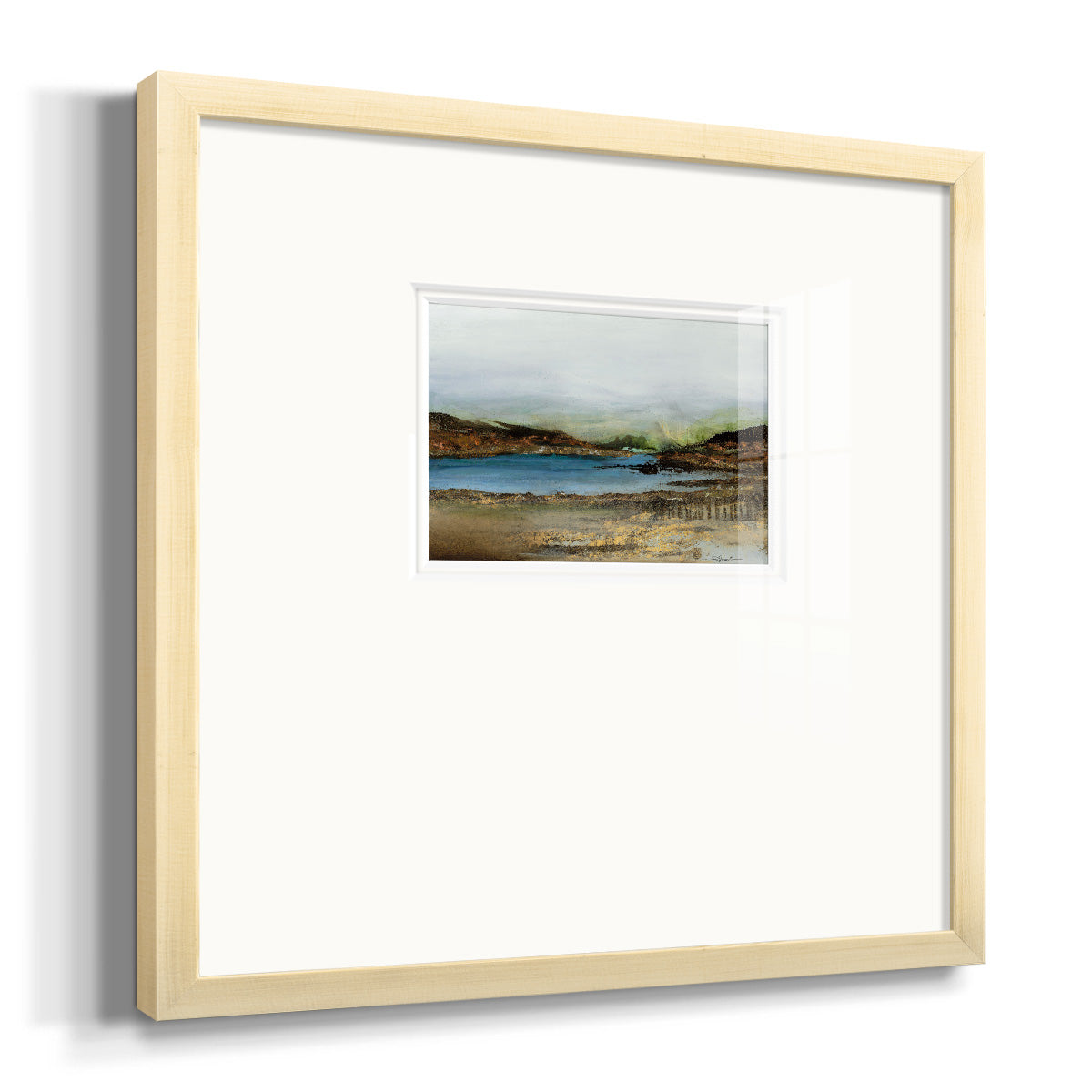 Lakeside Premium Framed Print Double Matboard