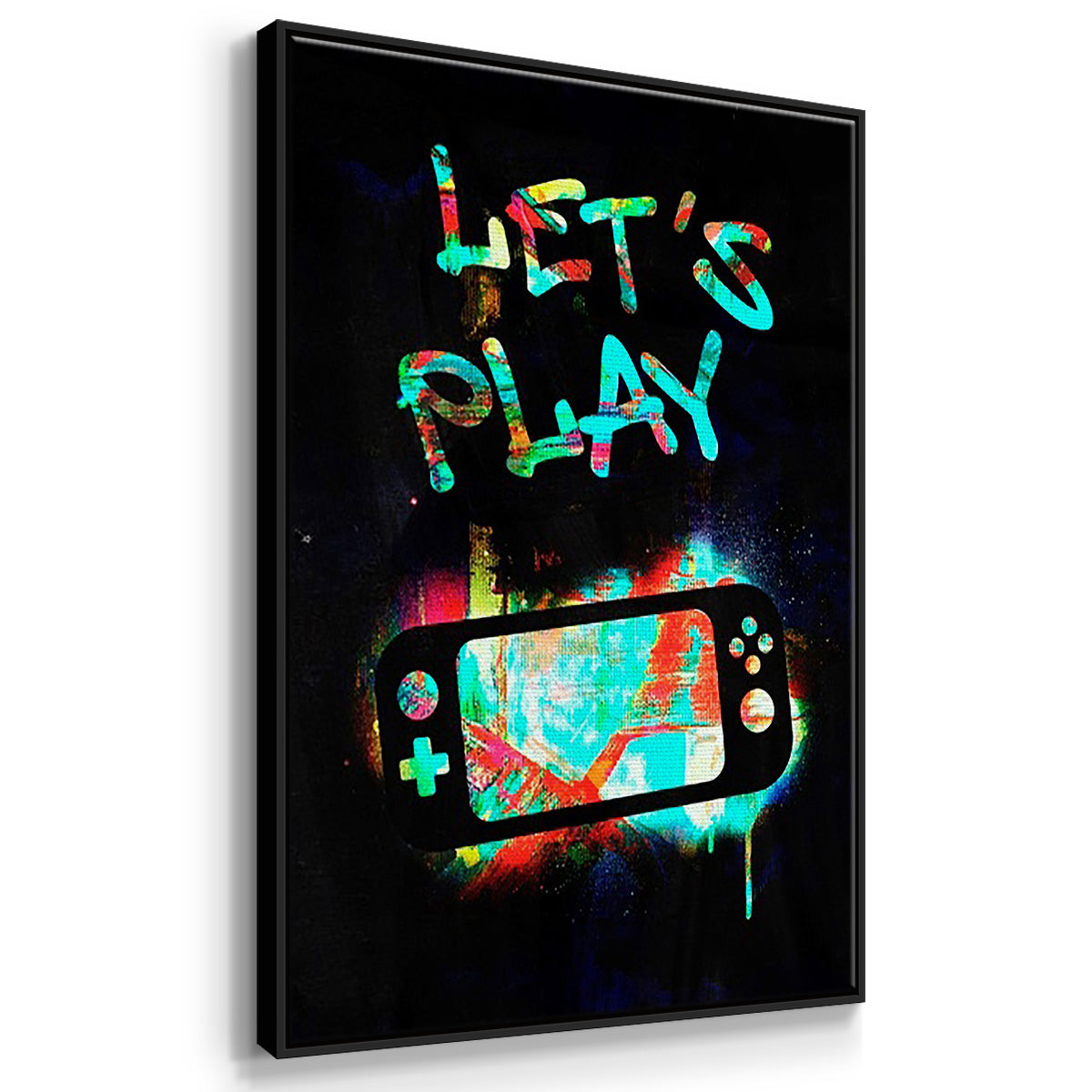 Gamer Tag I - Floater Framed Canvas Set