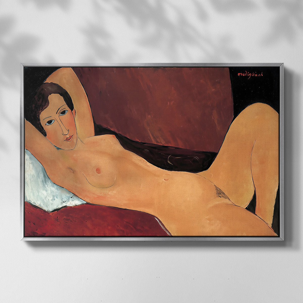 Reclining Nude (Nu couché), 1917 - Floater Framed Canvas Print