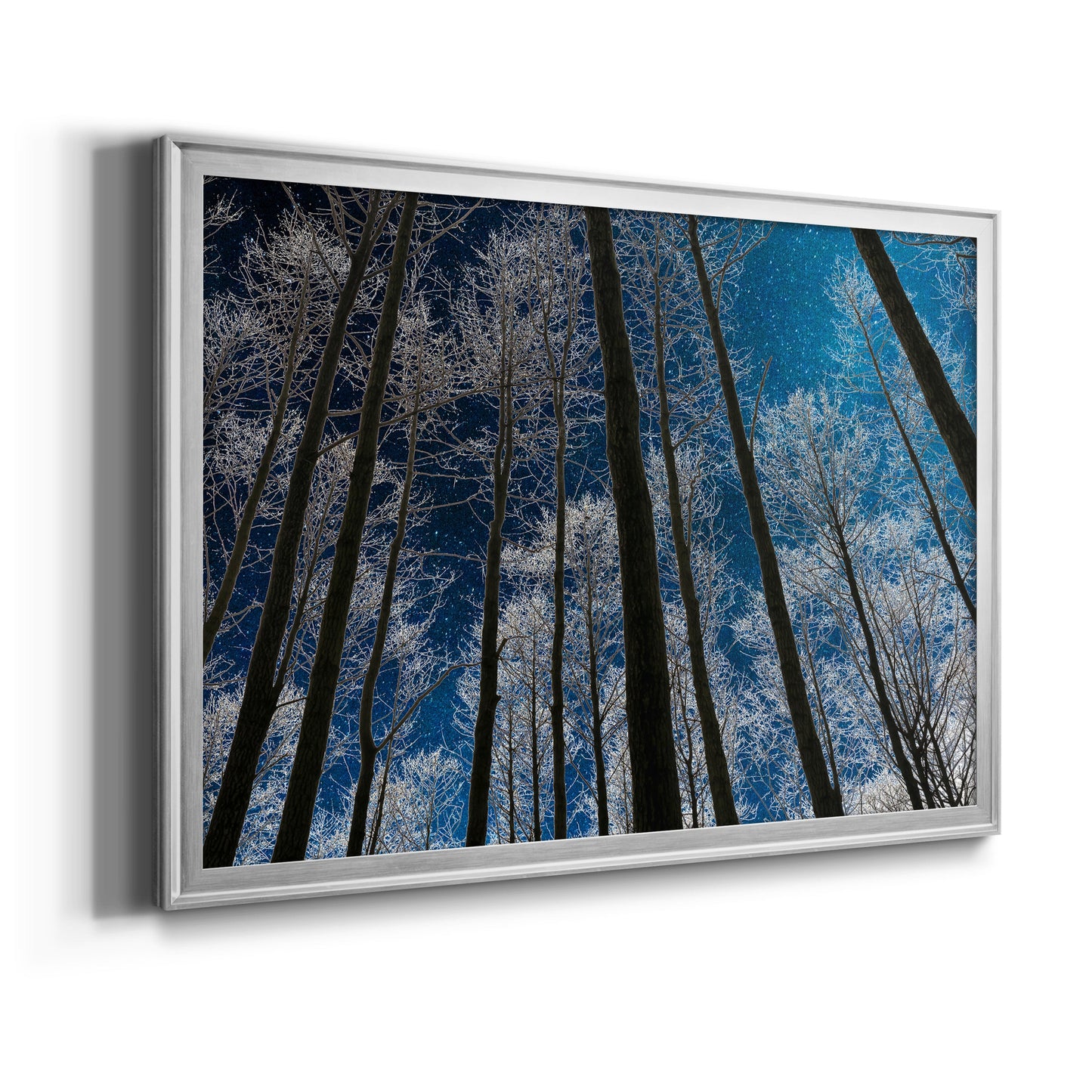 Night Silhouette Premium Classic Framed Canvas - Ready to Hang