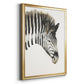 Zebra Stripes - Modern Framed Canvas Print