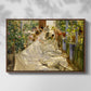 Sewing the Sail, 1896 - Floater Framed Canvas Print
