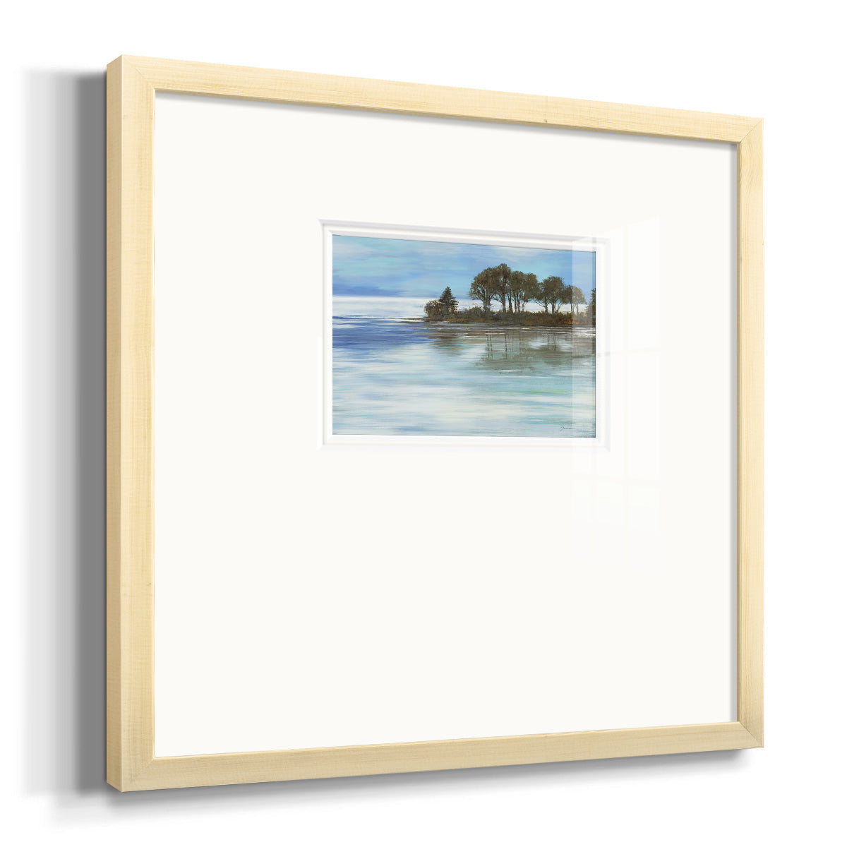 Setting The Mood Premium Framed Print Double Matboard