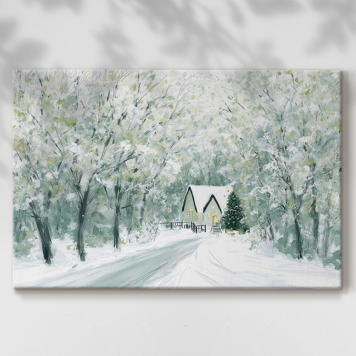 Chapel of Snowwhite Blessing - Canvas Art Print