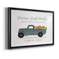 Fresh Sunflowers Truck - Modern Framed Art Print