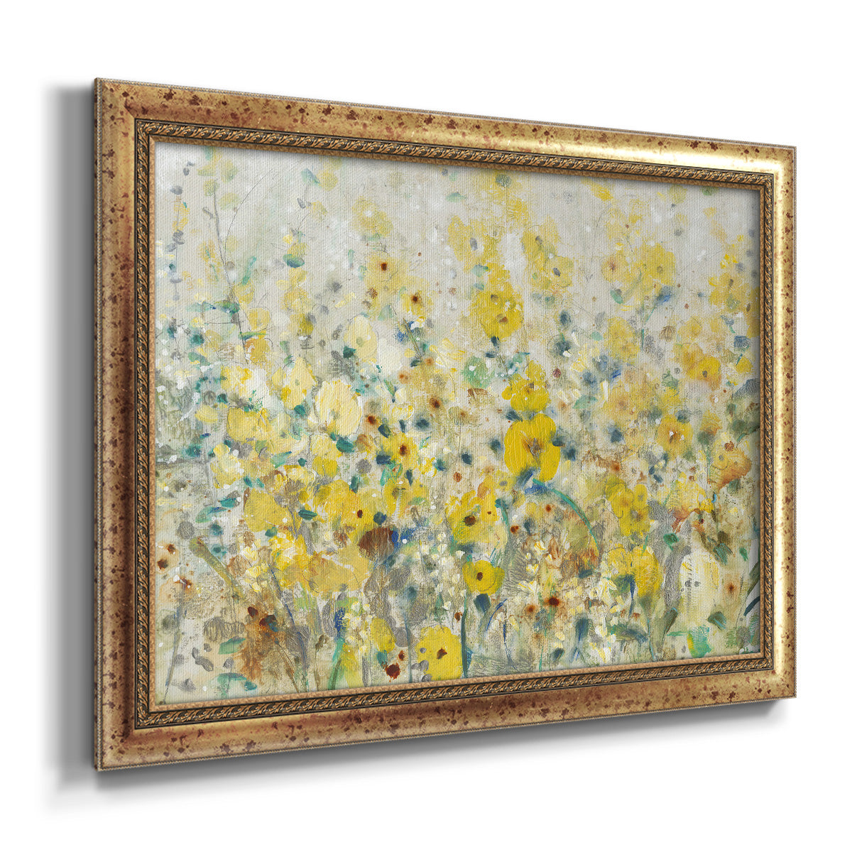 Cheerful Garden II Premium Framed Canvas- Ready to Hang