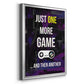Gamer at Play II - Modern Framed Canvas Print