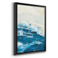 Wave after Wave I - Modern Framed Canvas Print